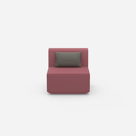 Comfortable armchair for reading from the front
