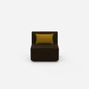 Comfortable armchair for reading from the front