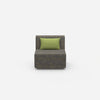 Comfortable armchair for reading from the front