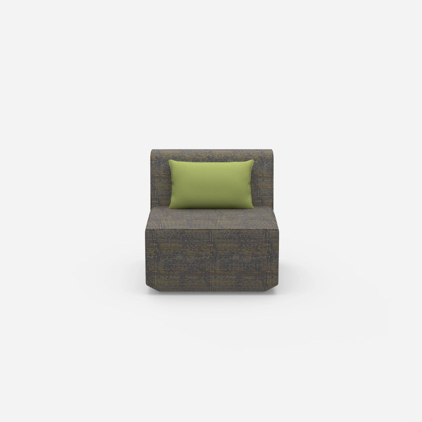 Comfortable armchair for reading from the front