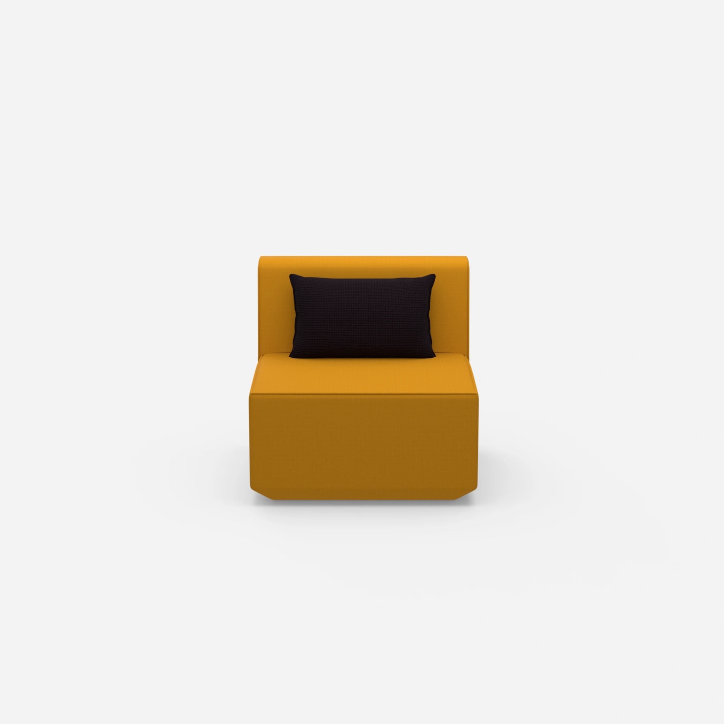 Comfortable armchair for reading from the front