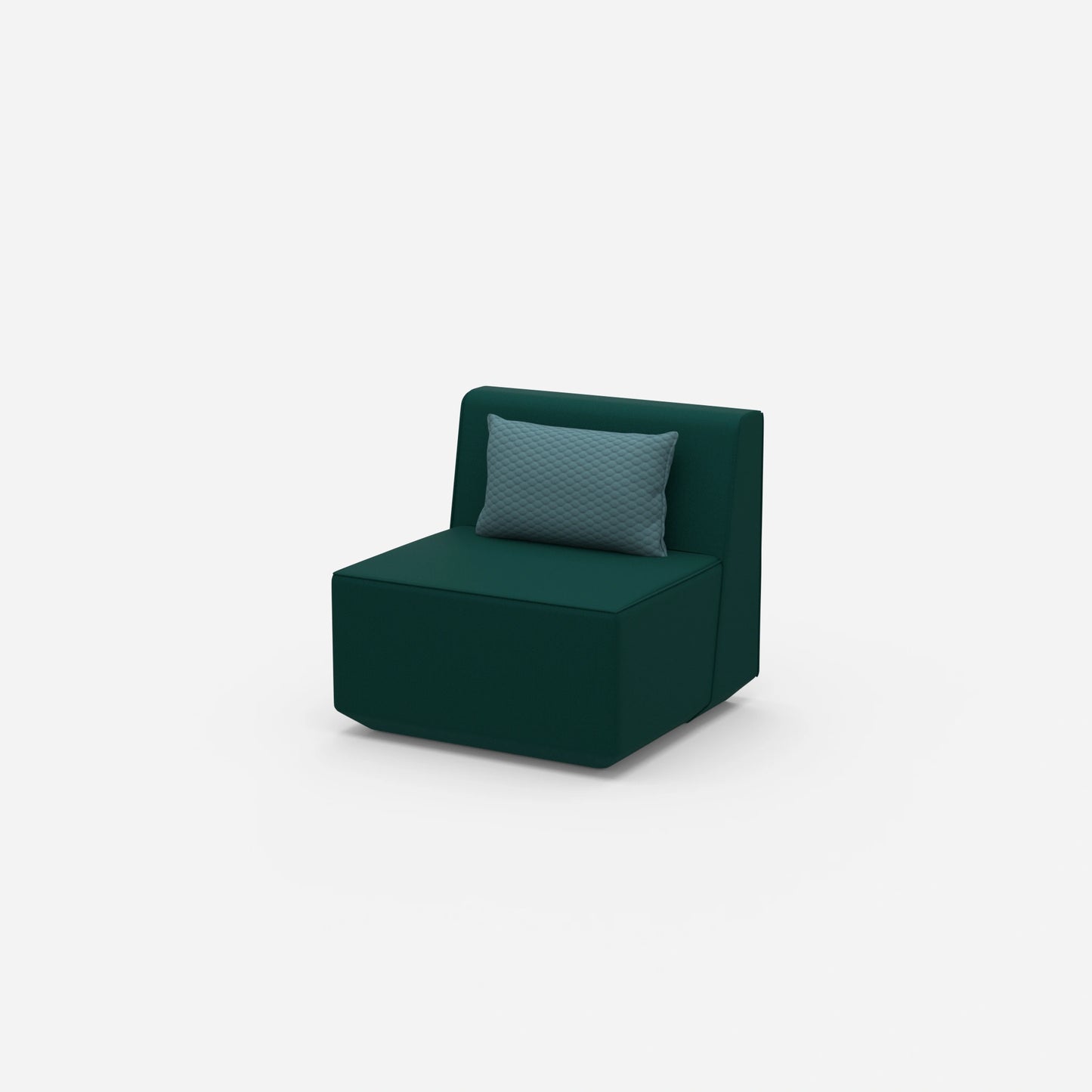 Comfortable armchair for reading from the side