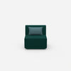 Comfortable armchair for reading from the front