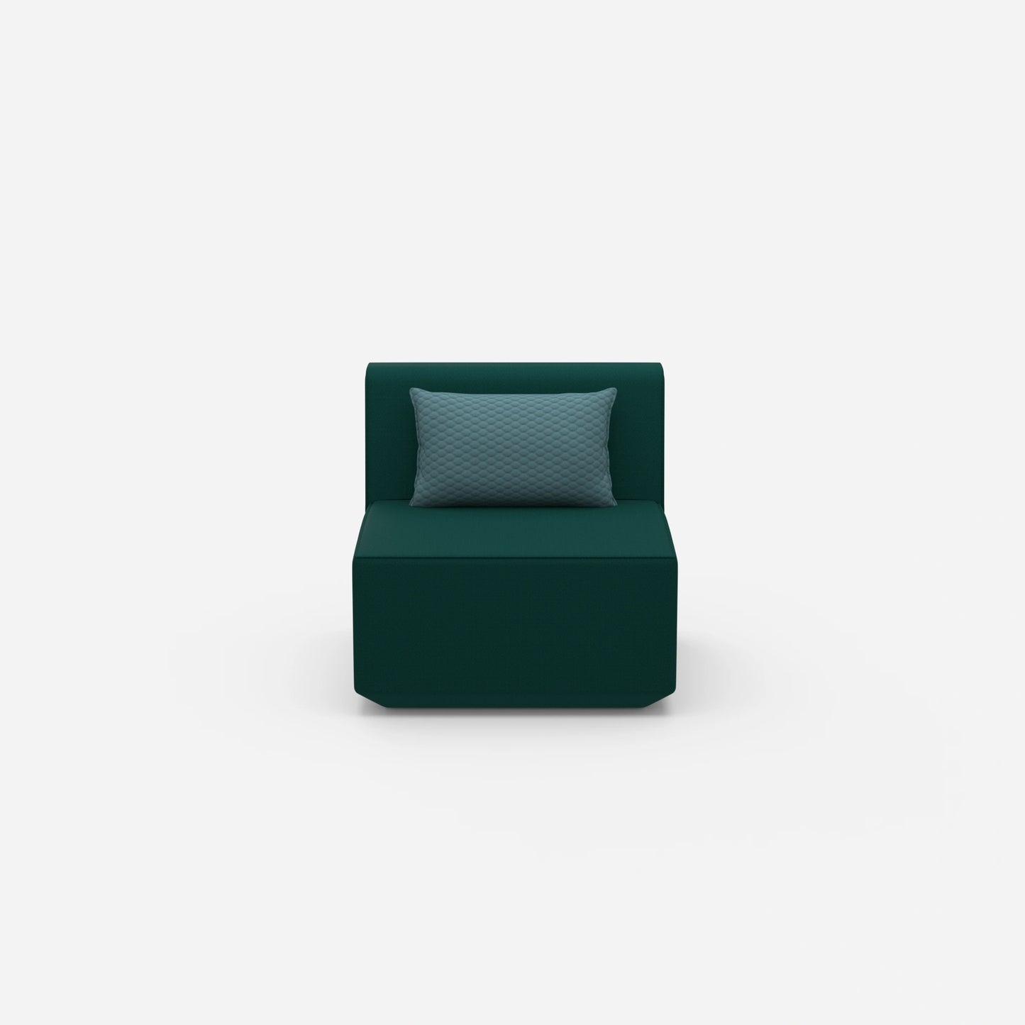 Comfortable armchair for reading from the front