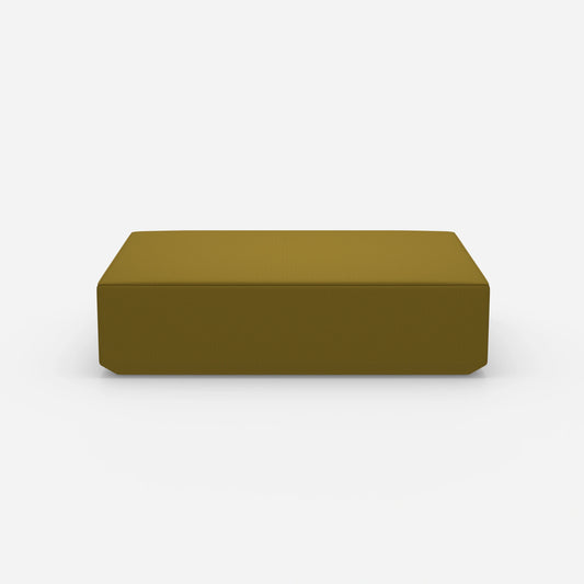 Large modern pouf 160 cm wide from the front