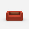Large armchair 160 cm wide from the front