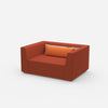 Large armchair 160 cm wide from the side