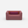 Large armchair 160 cm wide from the front