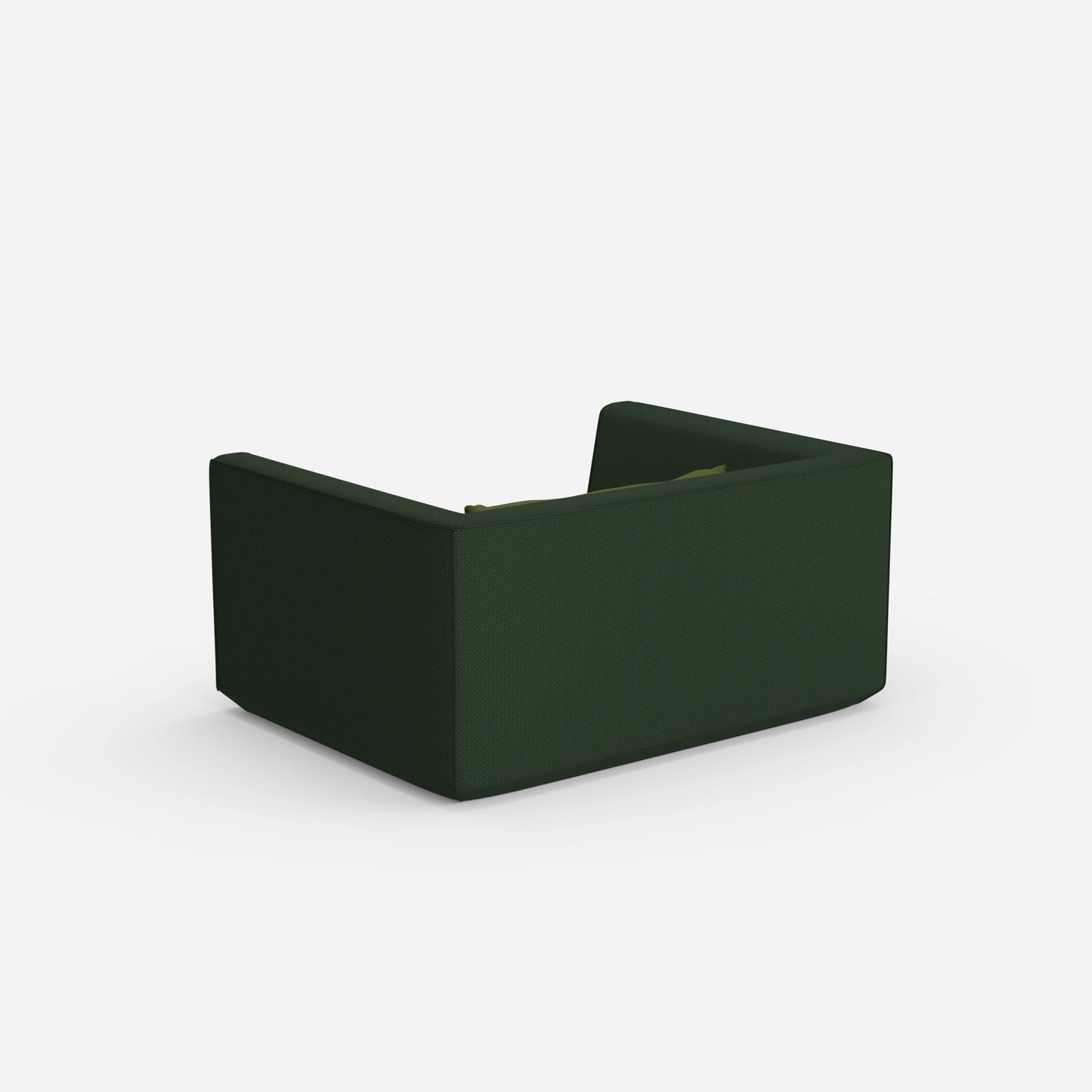 Large armchair 160 cm wide from behind