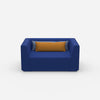 Large armchair 160 cm wide from the front
