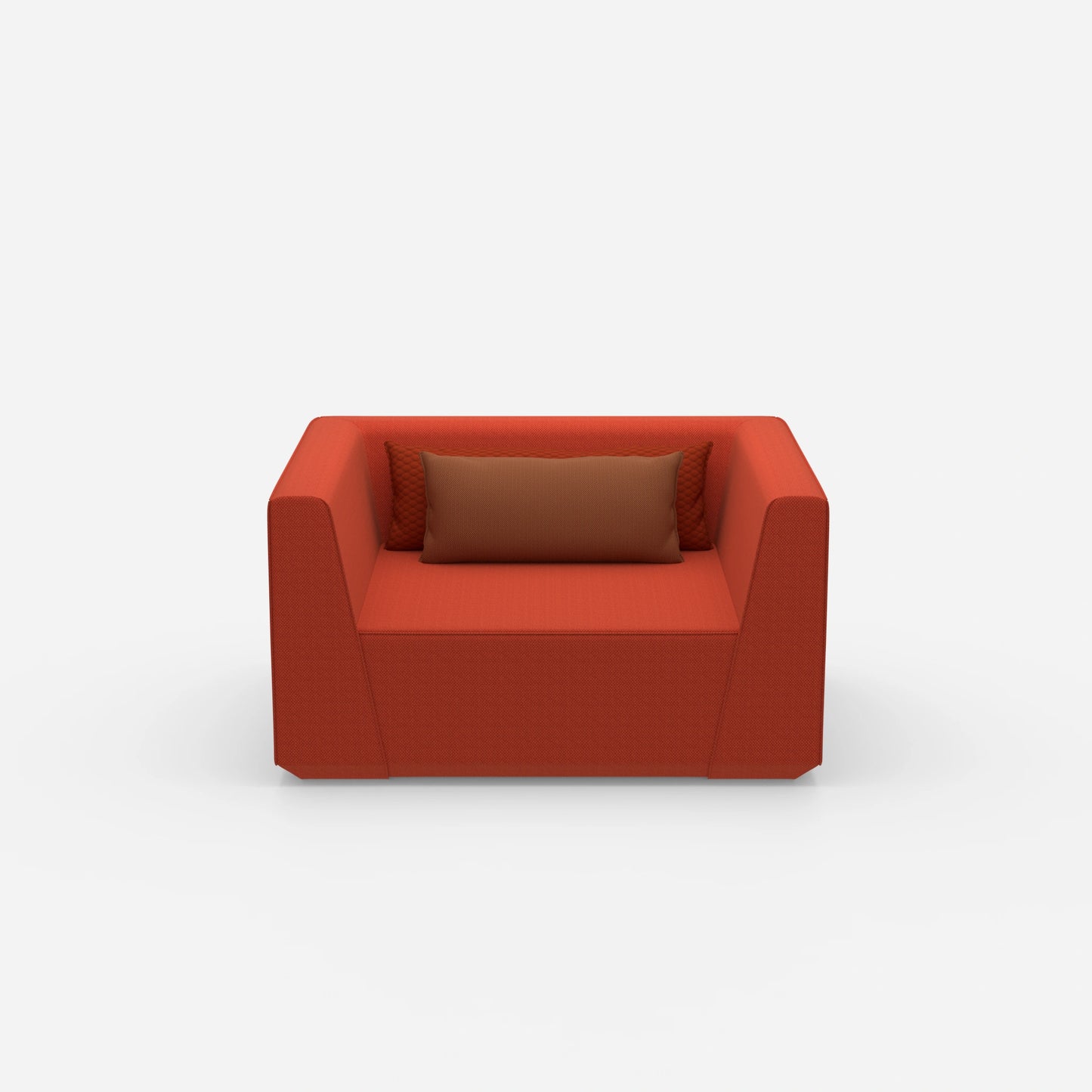Large armchair from the front