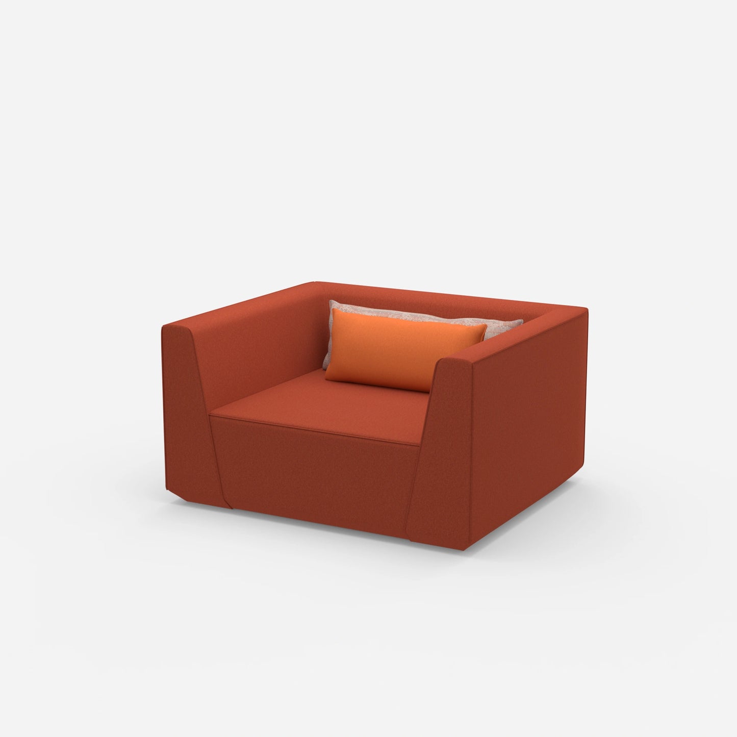 Large armchair from the side