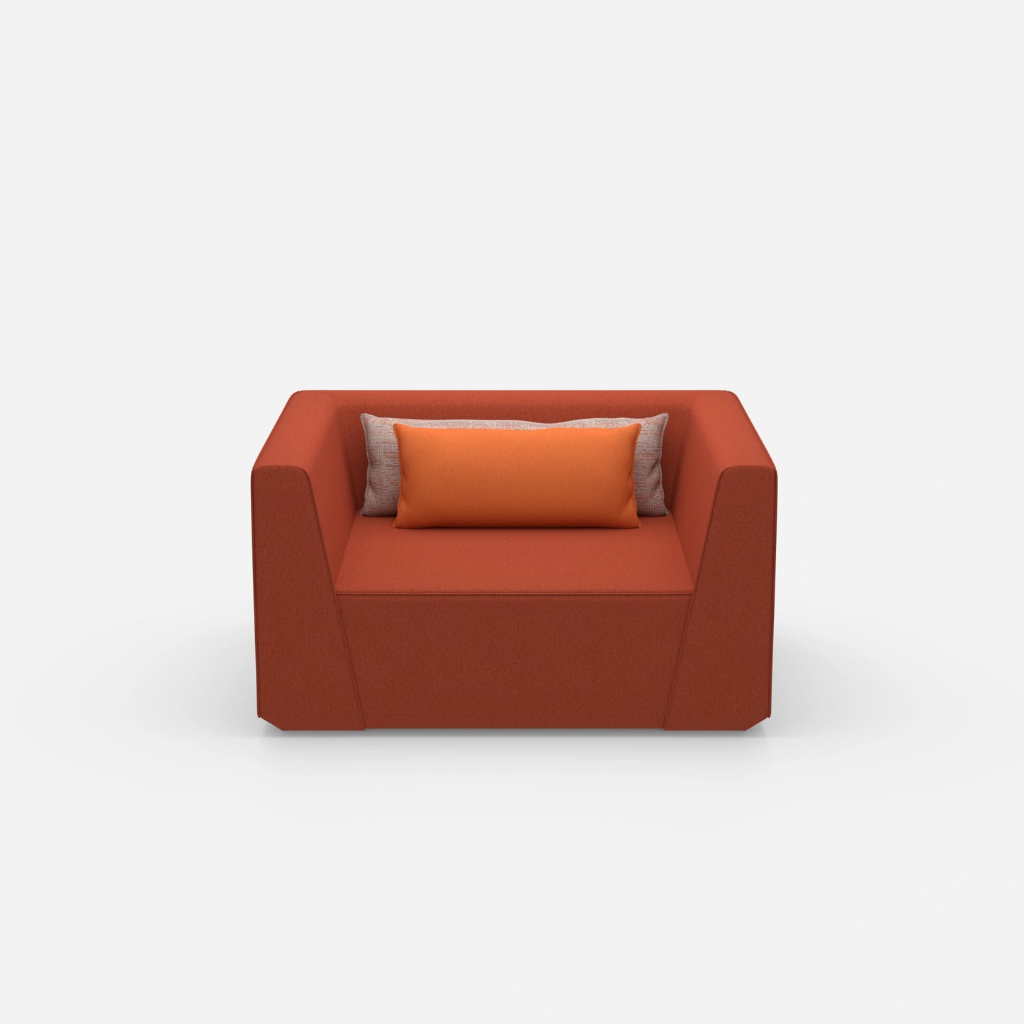 Large armchair from the front