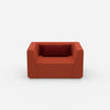 Large armchair from the front