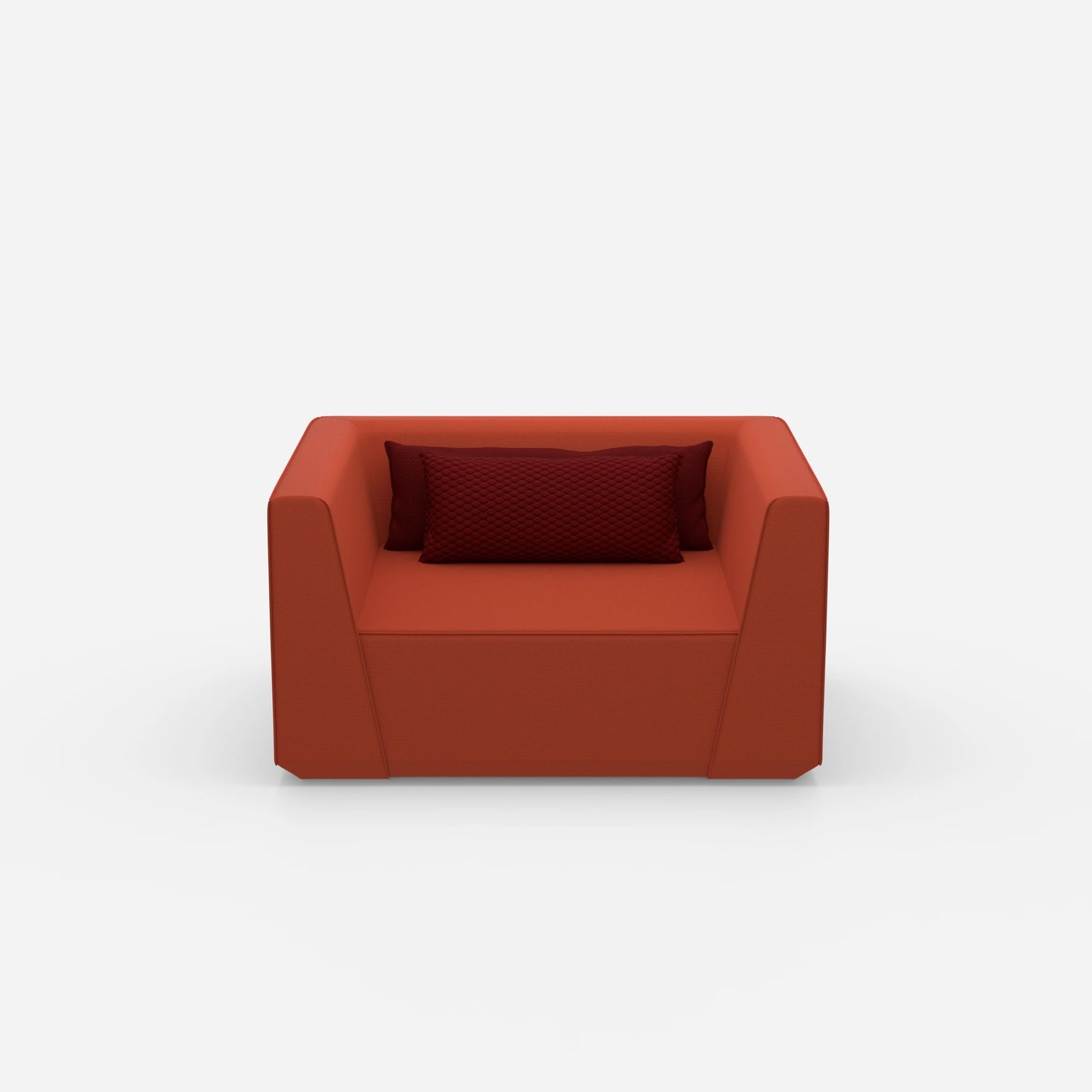Large armchair from the front