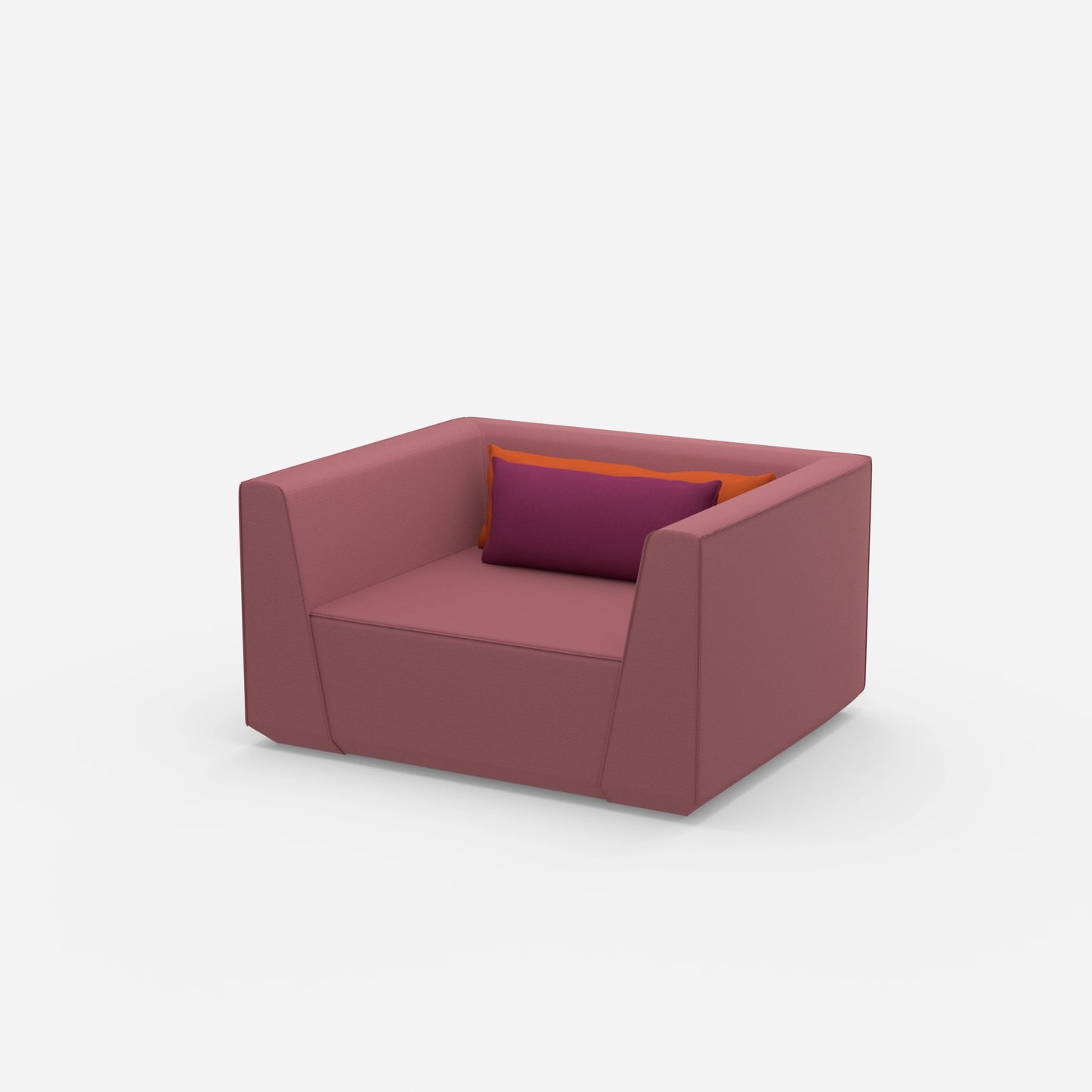 Large armchair from the side