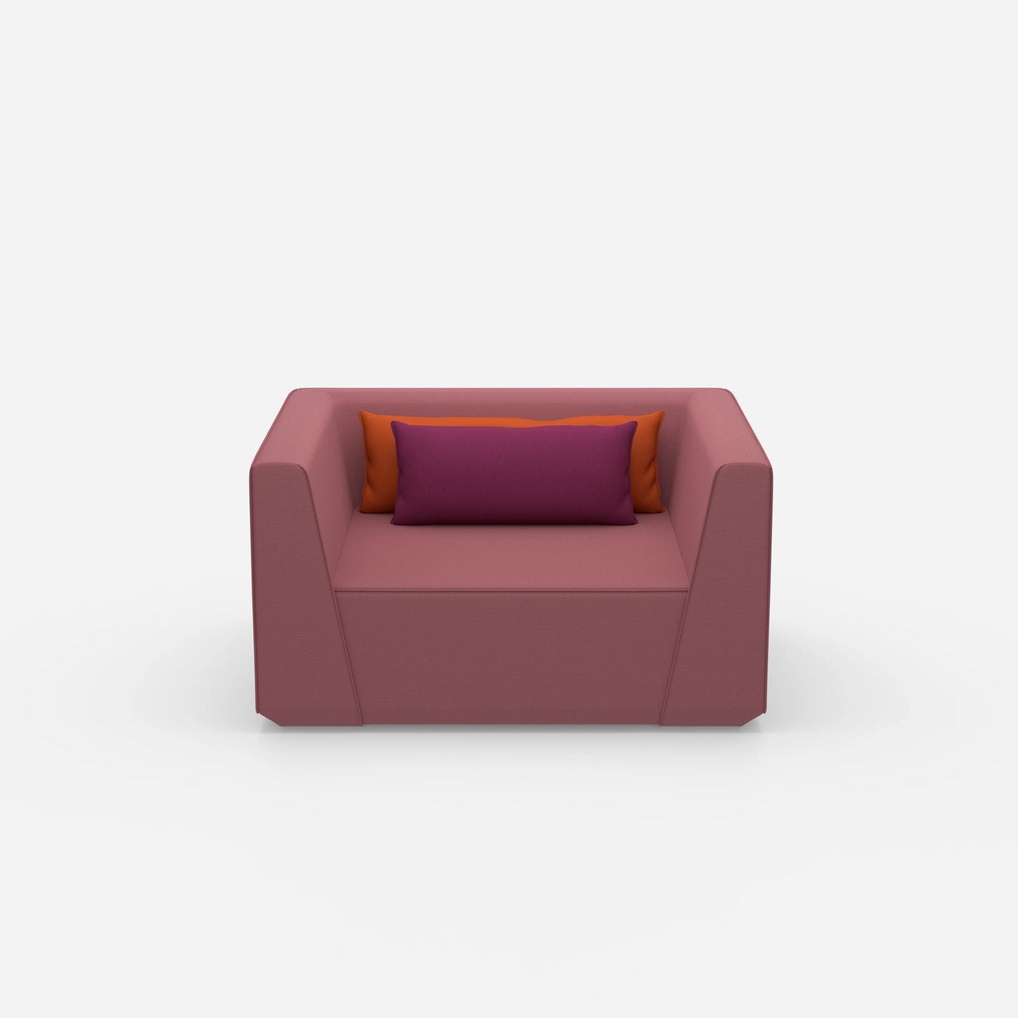 Large armchair from the front