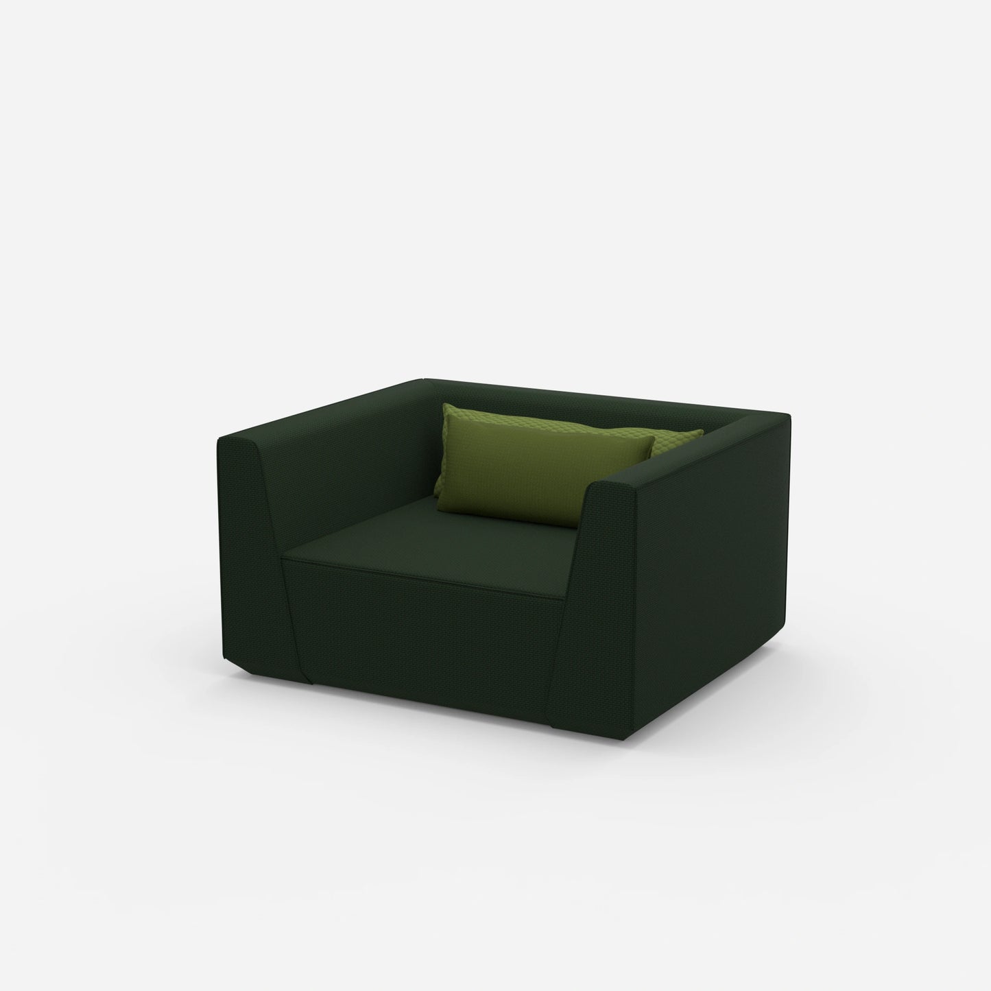 Large armchair from the side