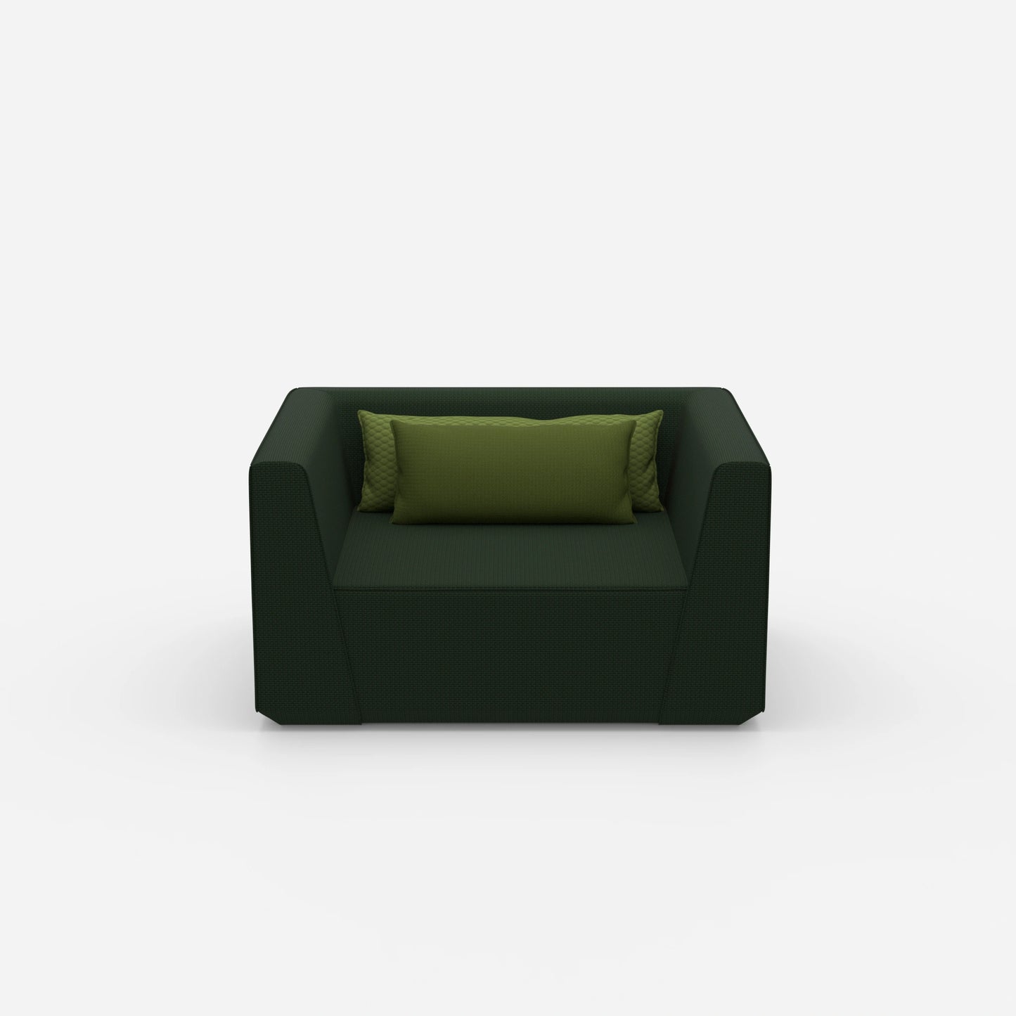 Large armchair from the front