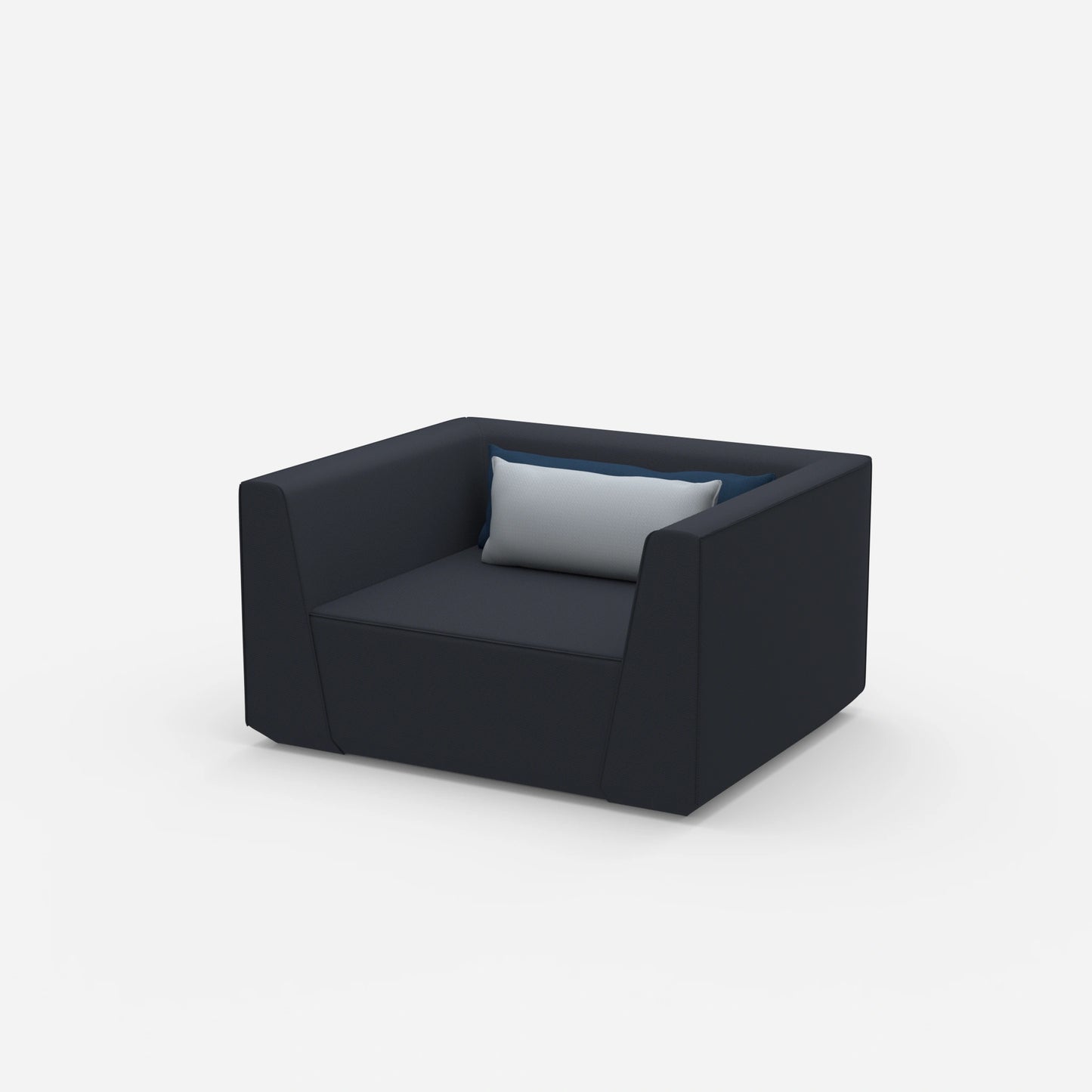 Large armchair from the side
