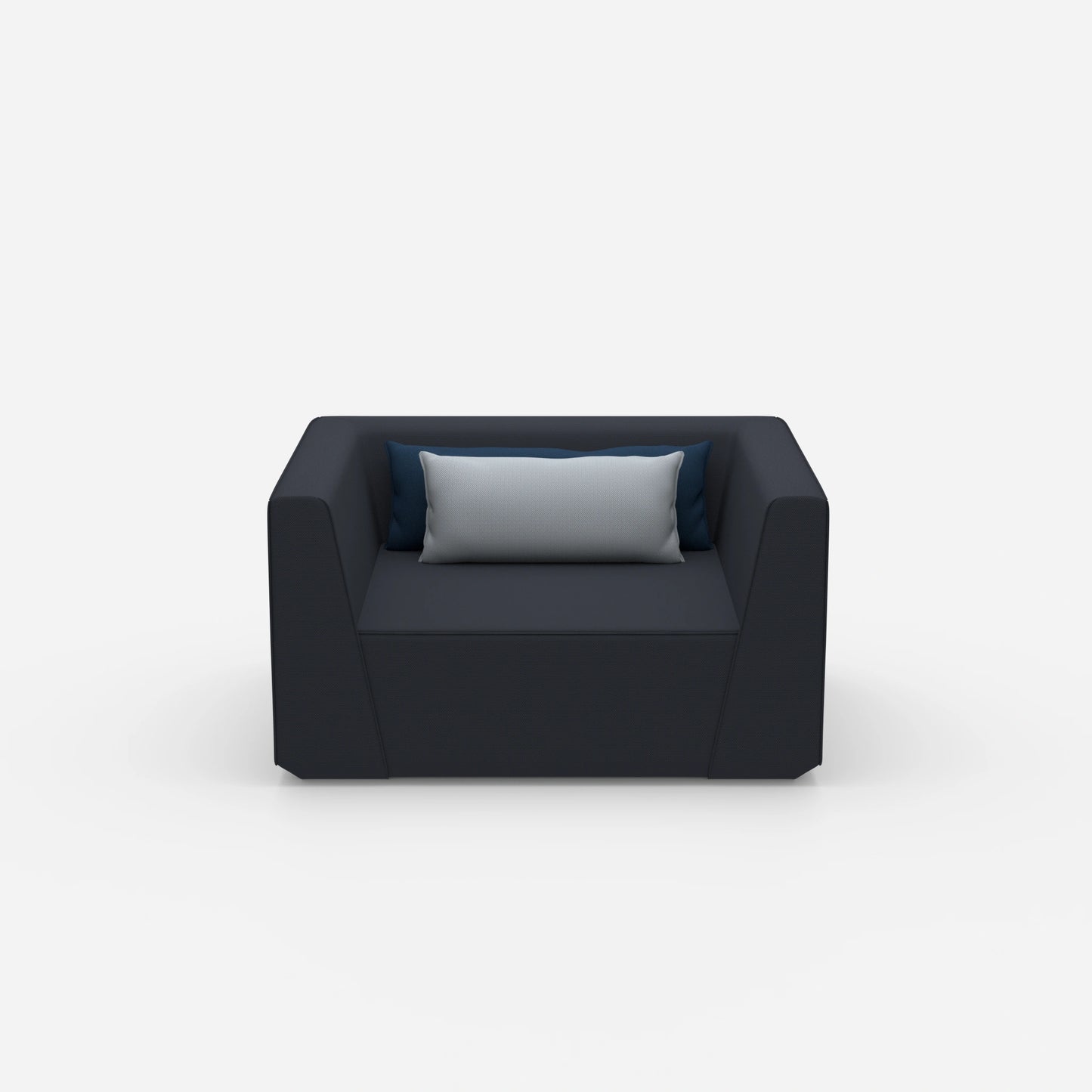 Large armchair from the front