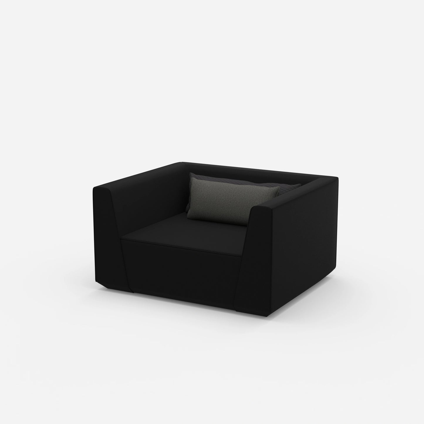 Large armchair from the side