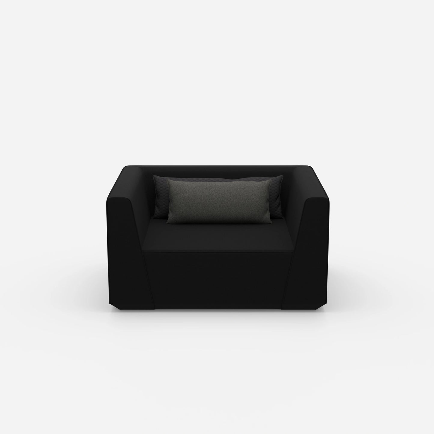 Large armchair from the front