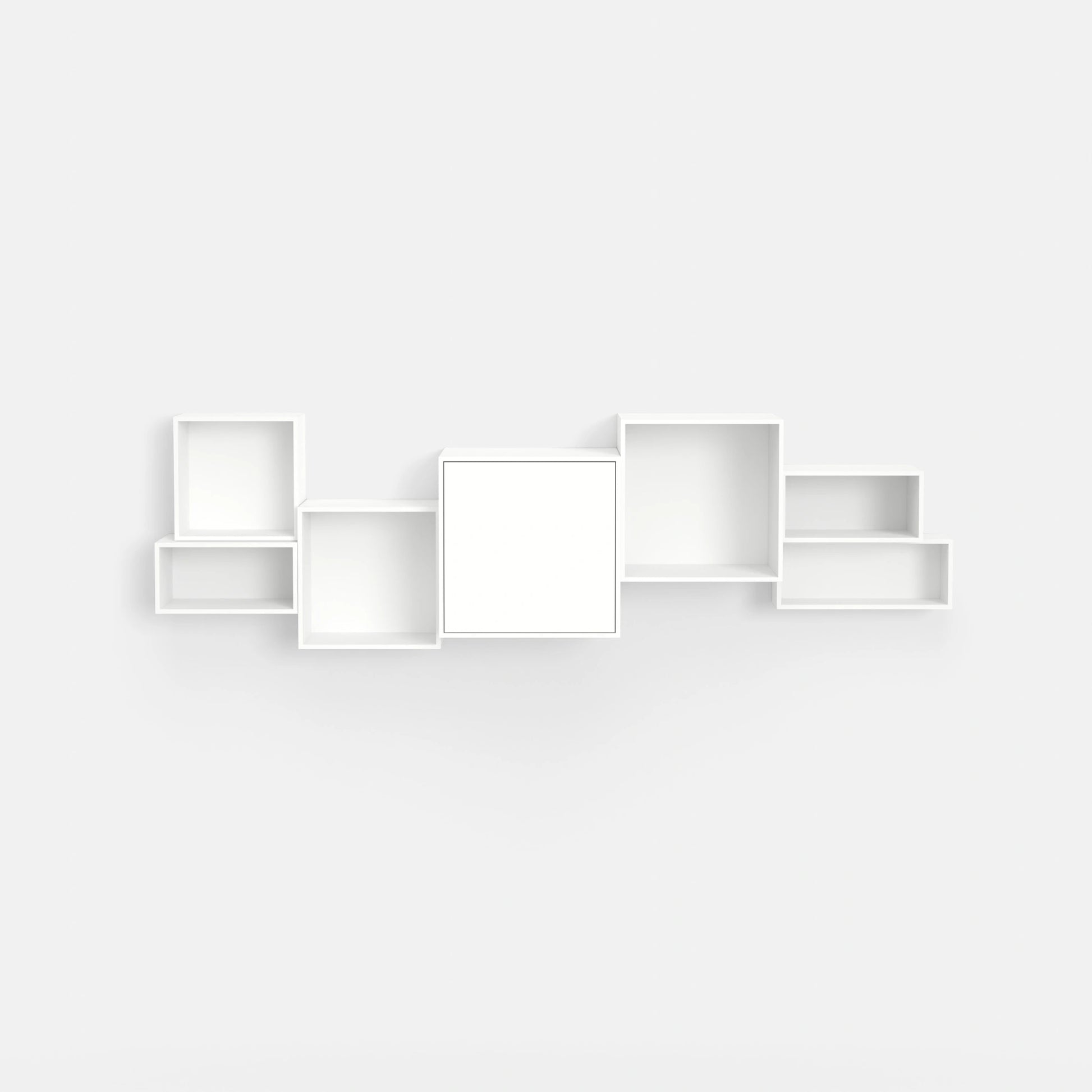 Wall-mounted shelving RK017 from the front