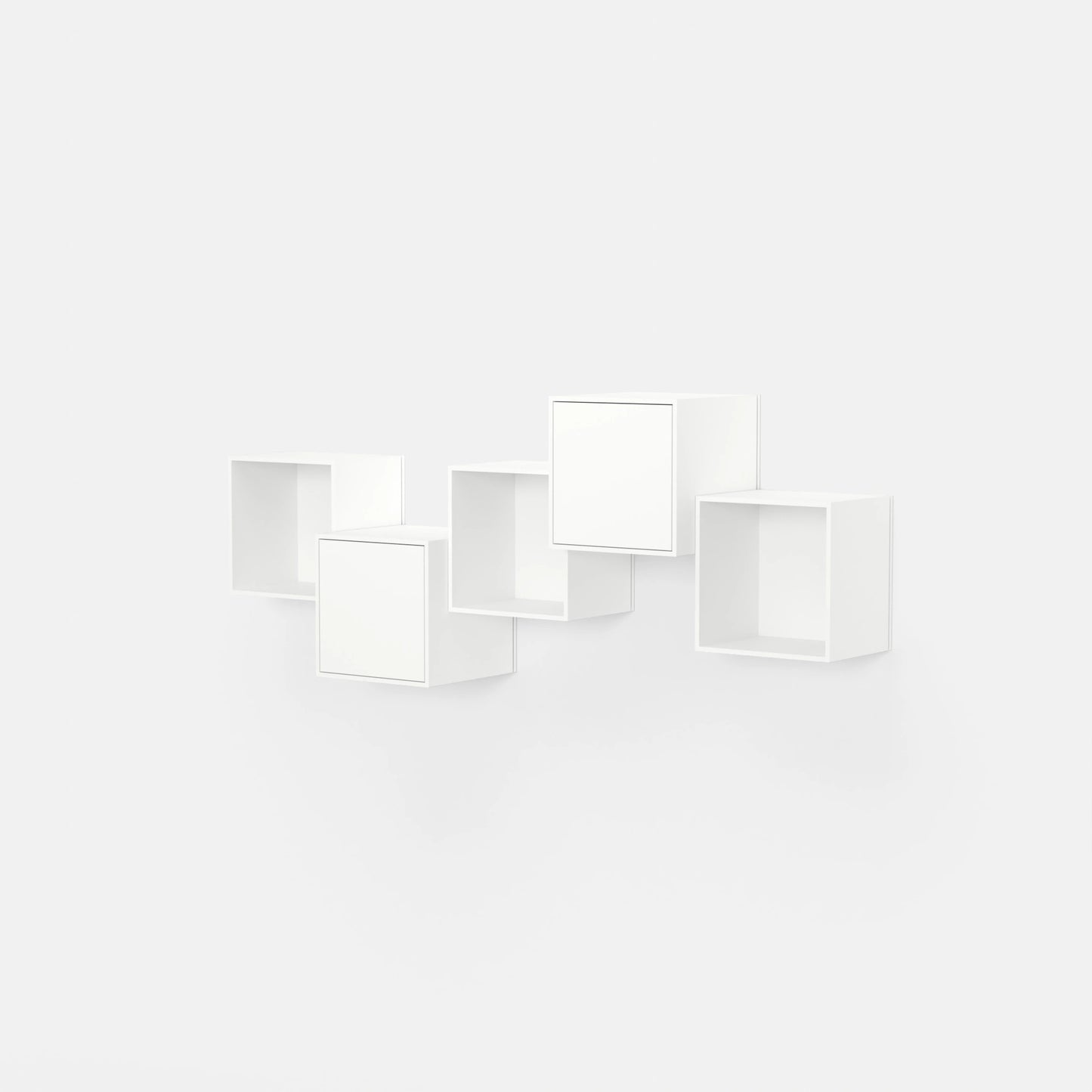 Wall-mounted shelving RK1148 from the left side