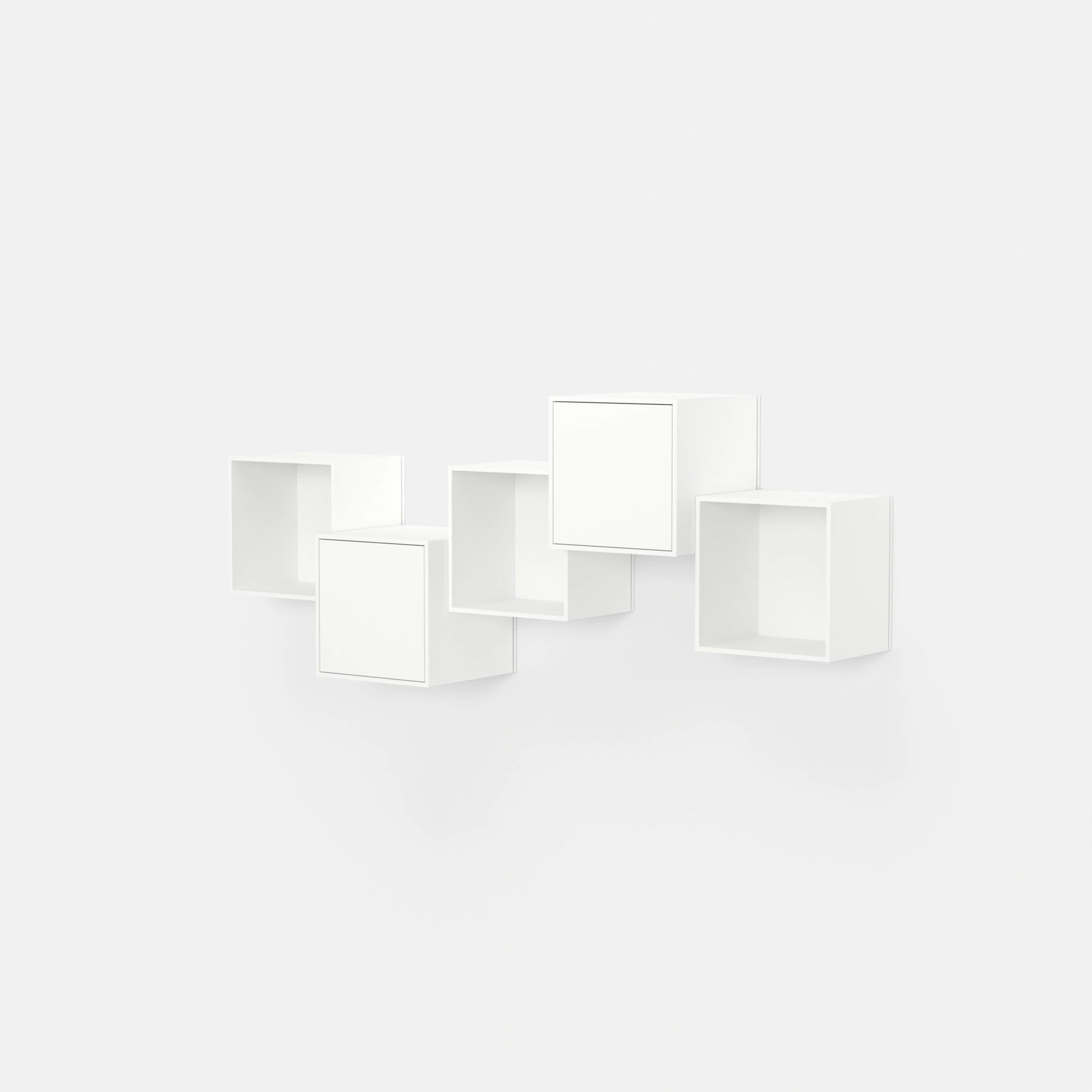 Wall-mounted shelving RK1148 from the left side