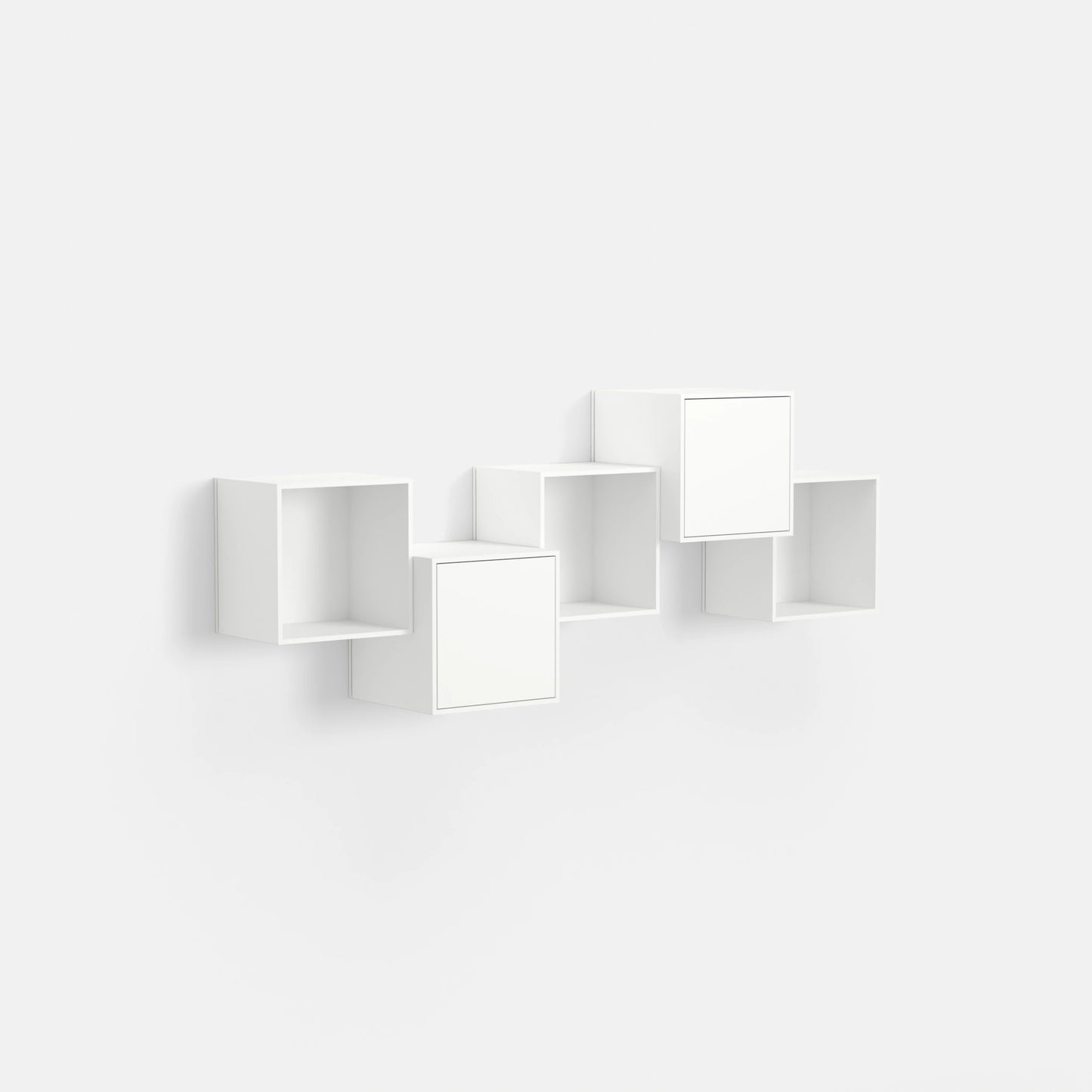 Wall-mounted shelving RK1148 from the right-hand side