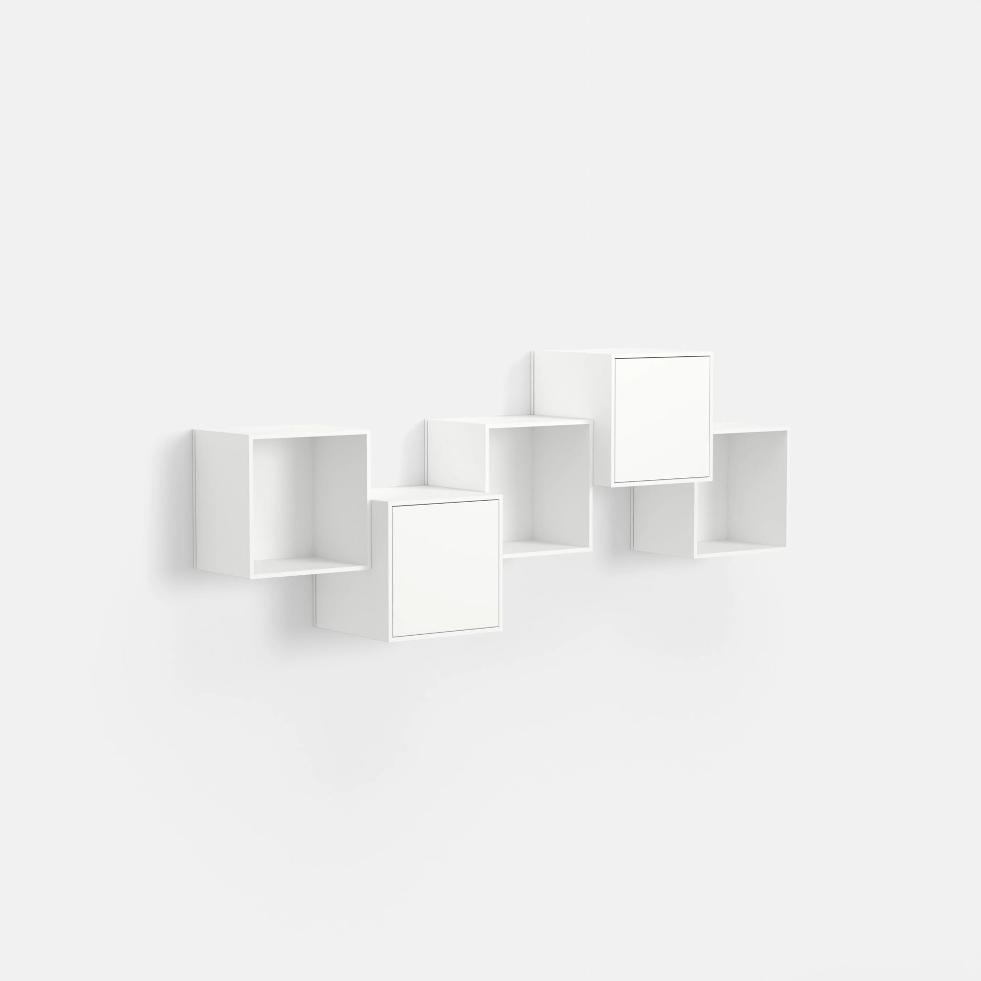 Wall-mounted shelving RK1148 from the right-hand side