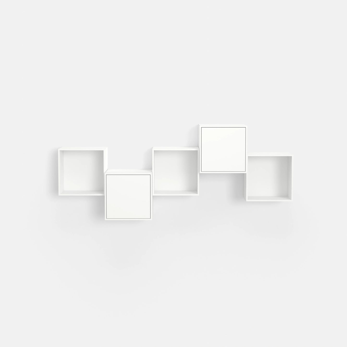 Wall-mounted shelving RK1148 from the front