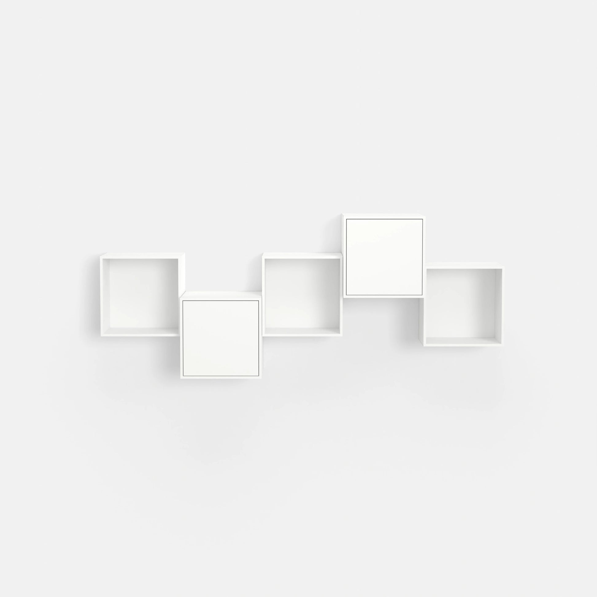 Wall-mounted shelving RK1148 from the front