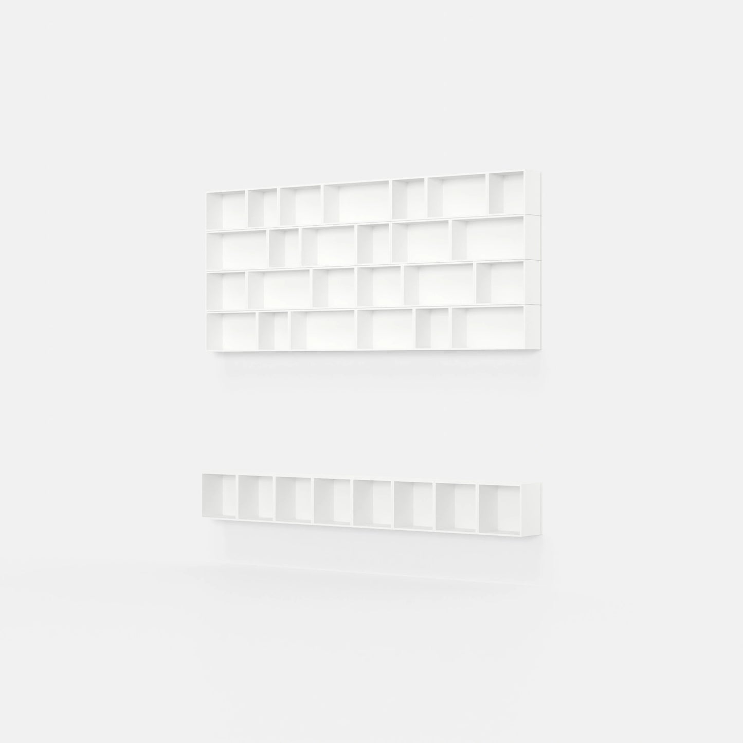 Wall-mounted shelving RK1157 from the left side