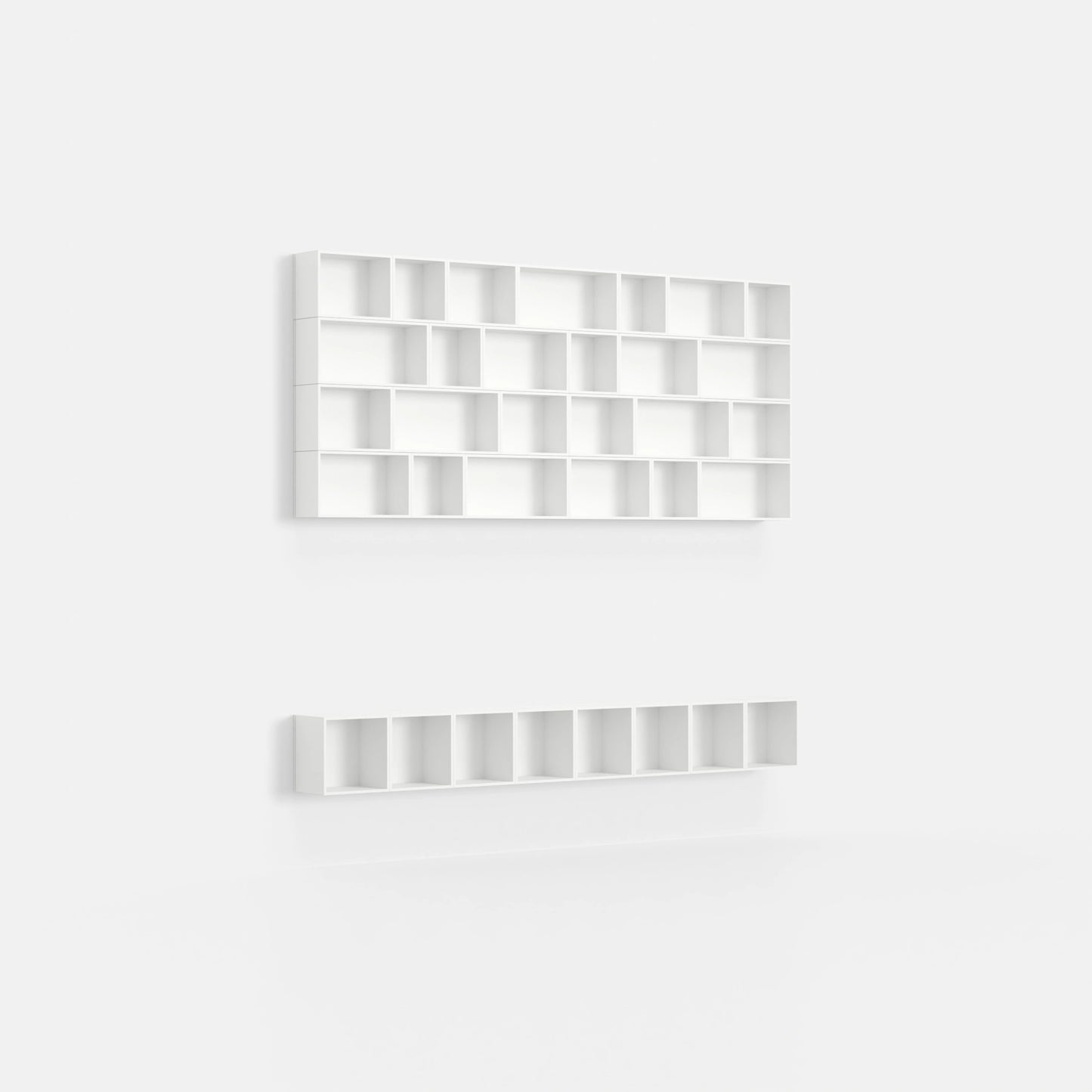 Wall-mounted shelving RK1157 from the right-hand side