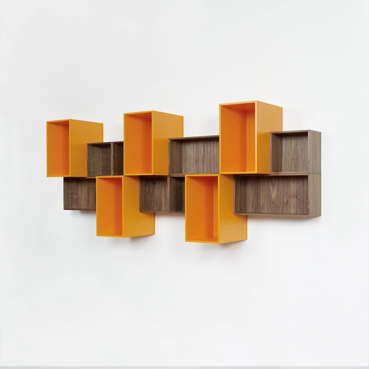 Wall-mounted shelving RK167 from the left side