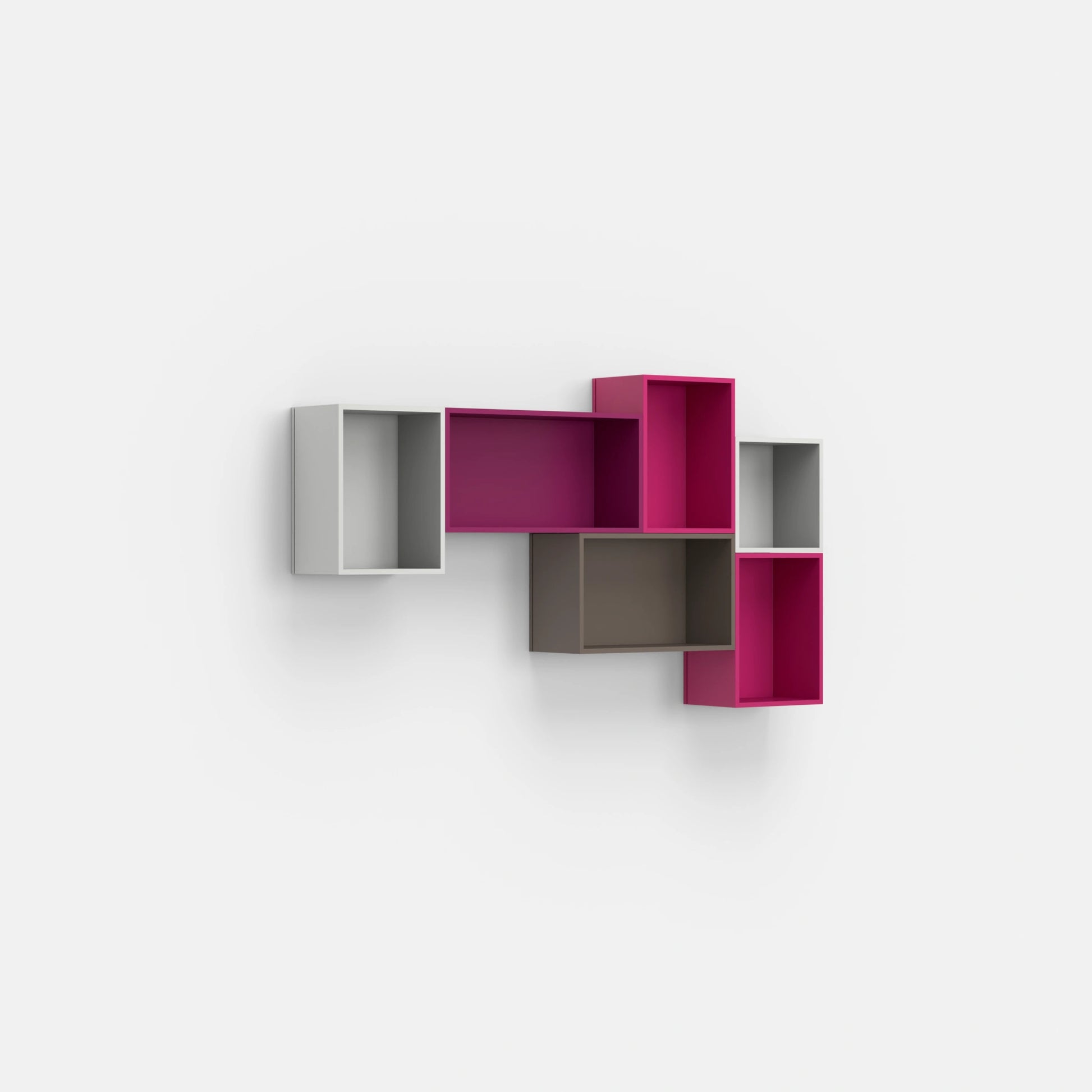 Wall-mounted shelving RK176 from the left side