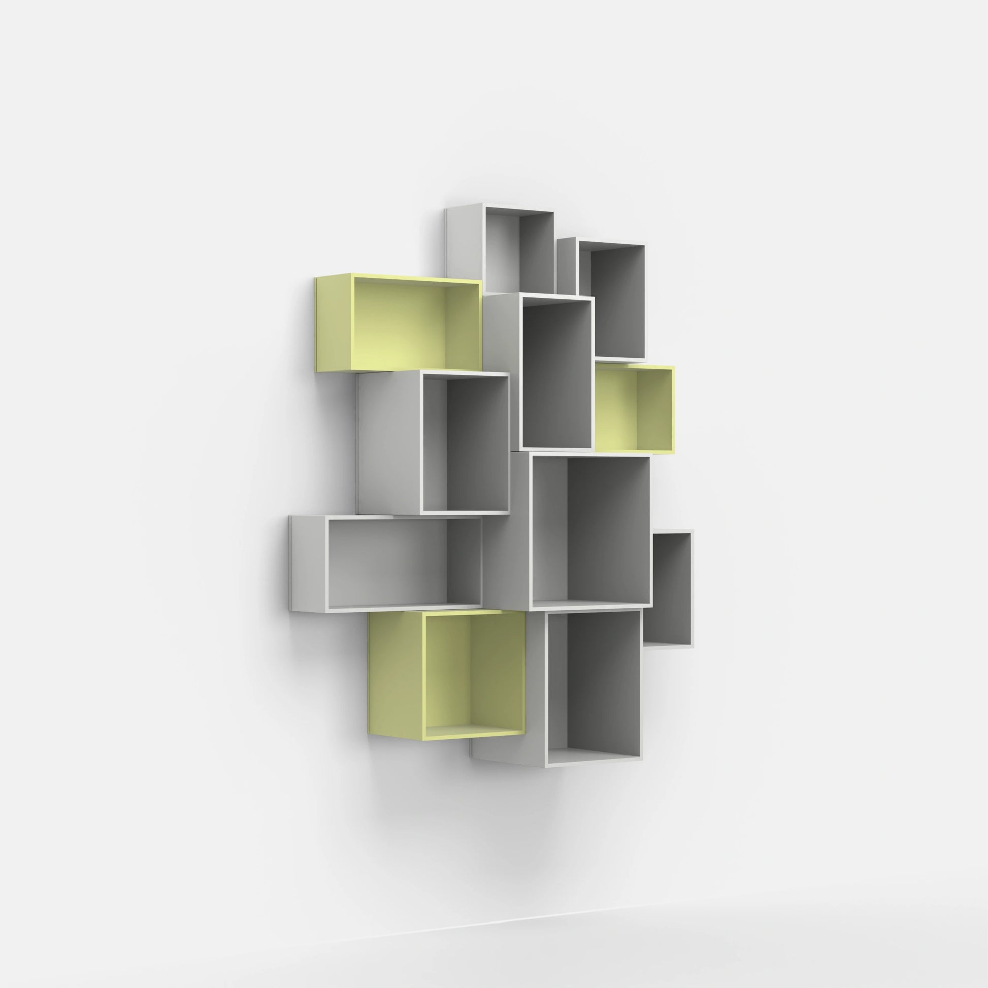 Wall-mounted shelving RK217 from the right-hand side