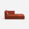 Individual, spacious sofa landscape from the front