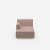 Small chaise longue from the front