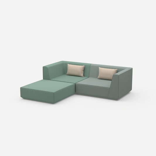 Small sofa corner for small room from the side