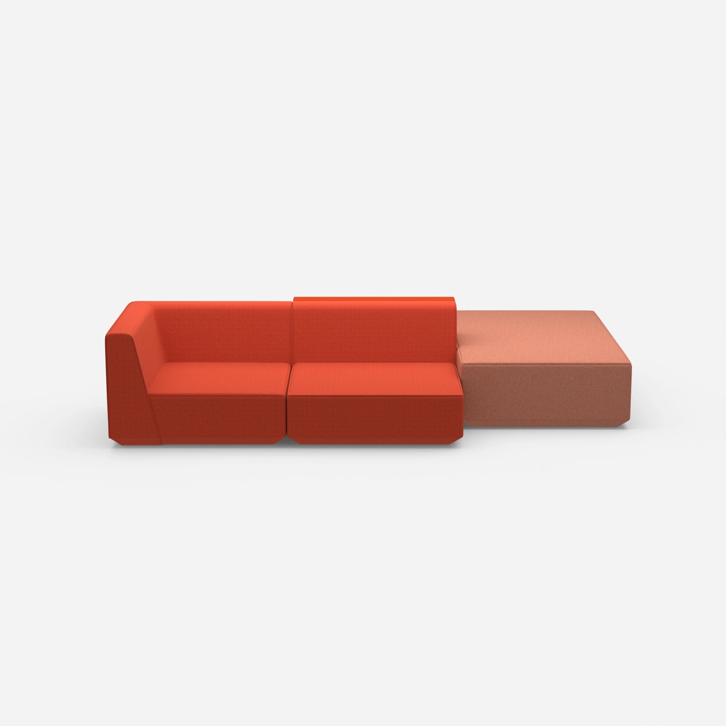 Creative sofa island from the front