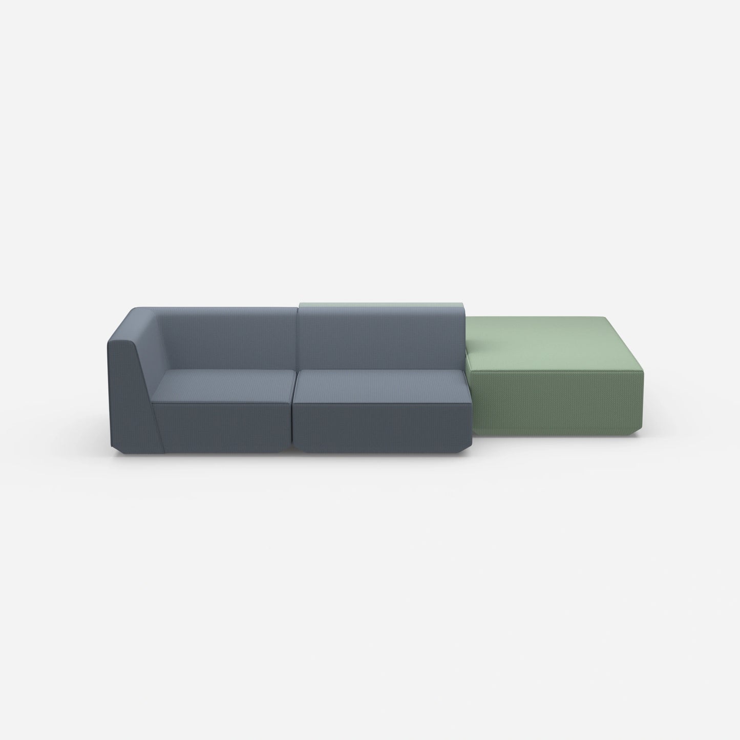 Creative sofa island from the front