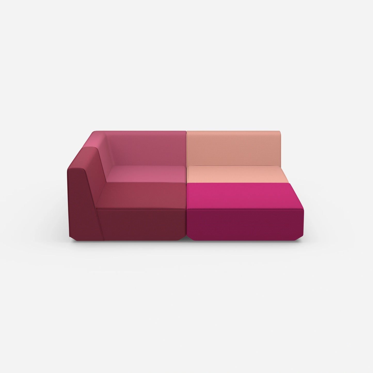 Creative sofa island from the front
