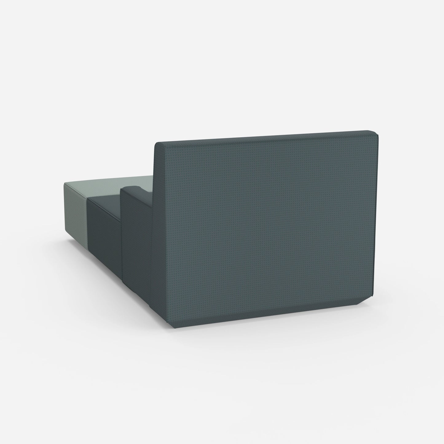Modern recamiere for sleeping 120 cm wide from the back