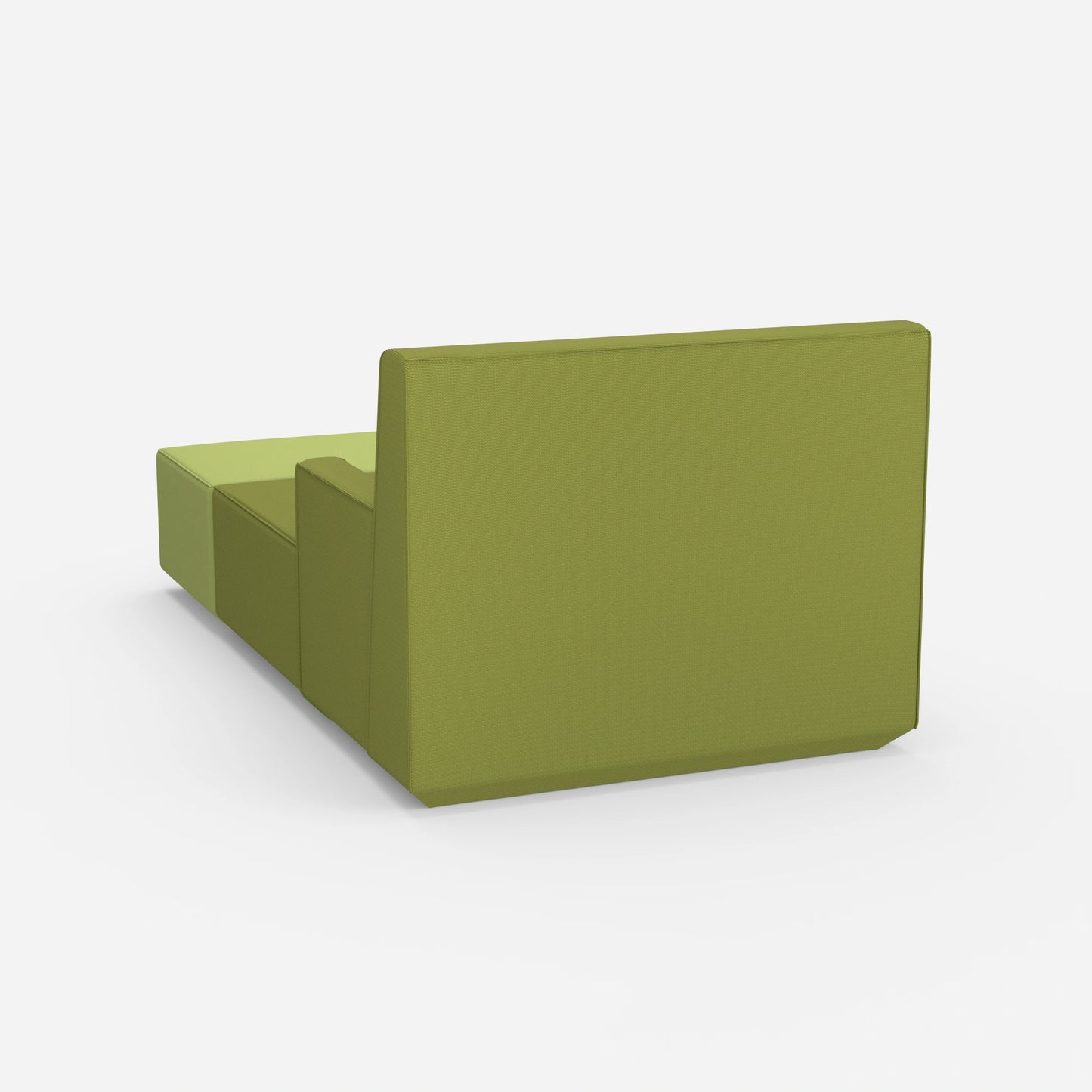 Modern recamiere for sleeping 120 cm wide from the back