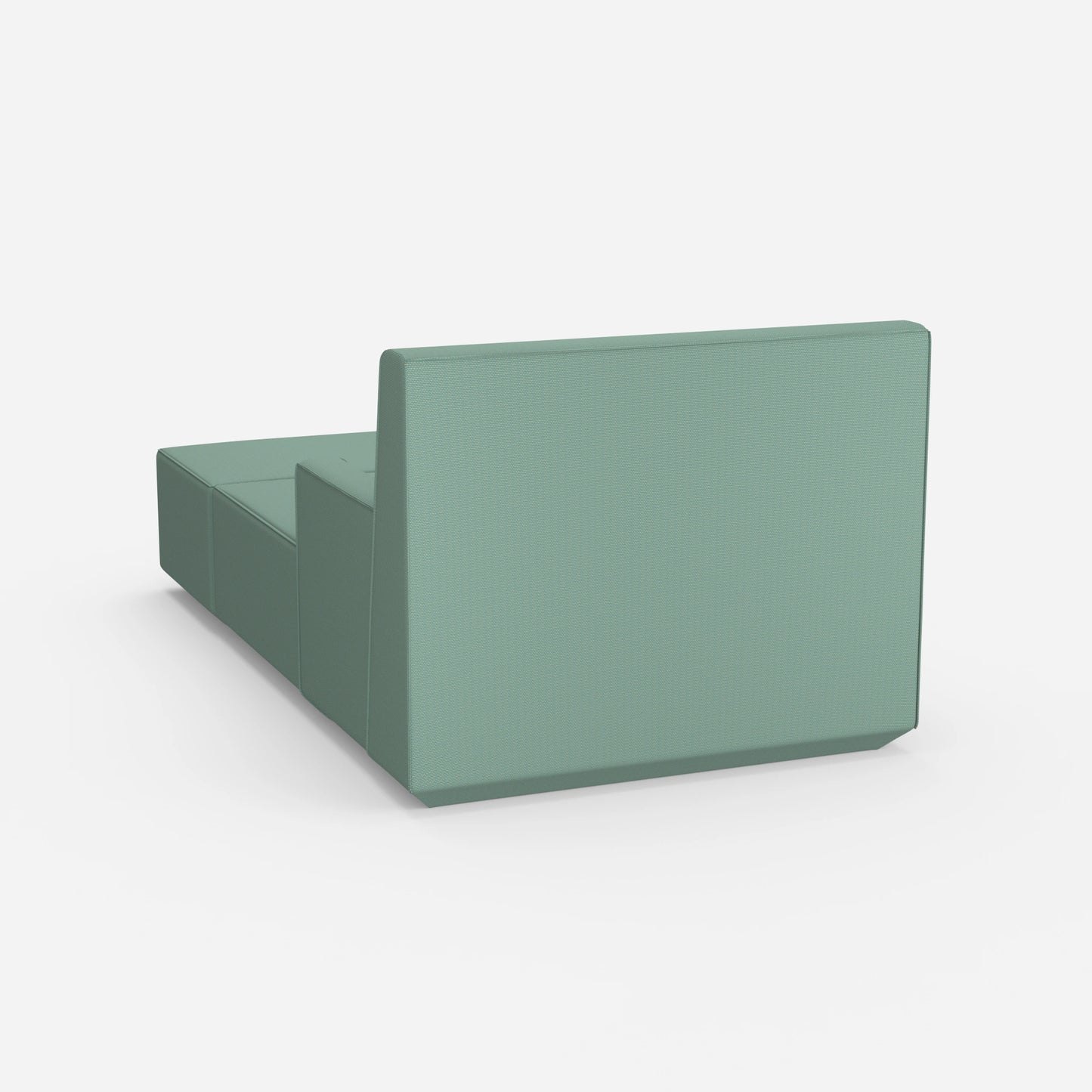 Modern recamiere for sleeping 120 cm wide from the back