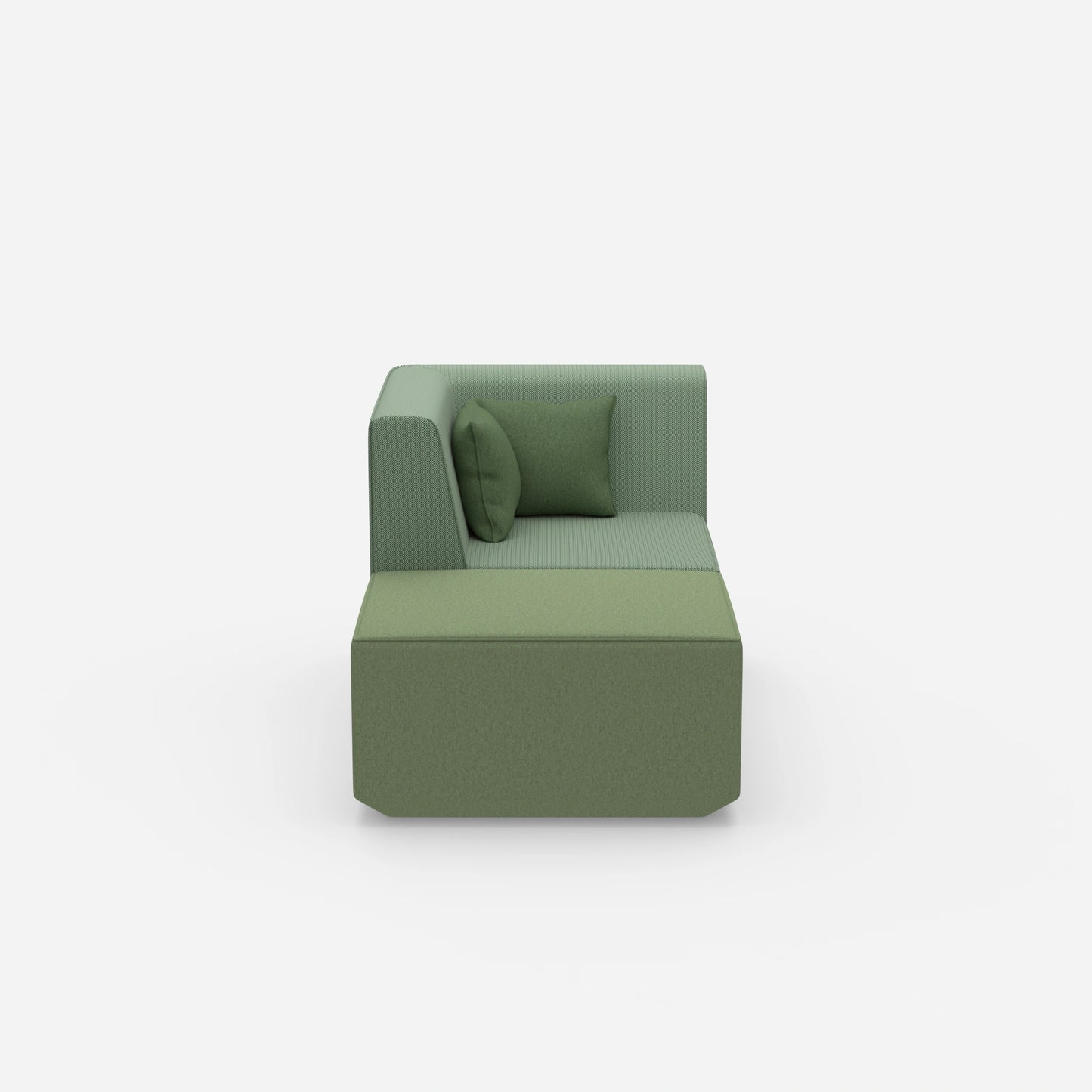 Modern TV chair from the front