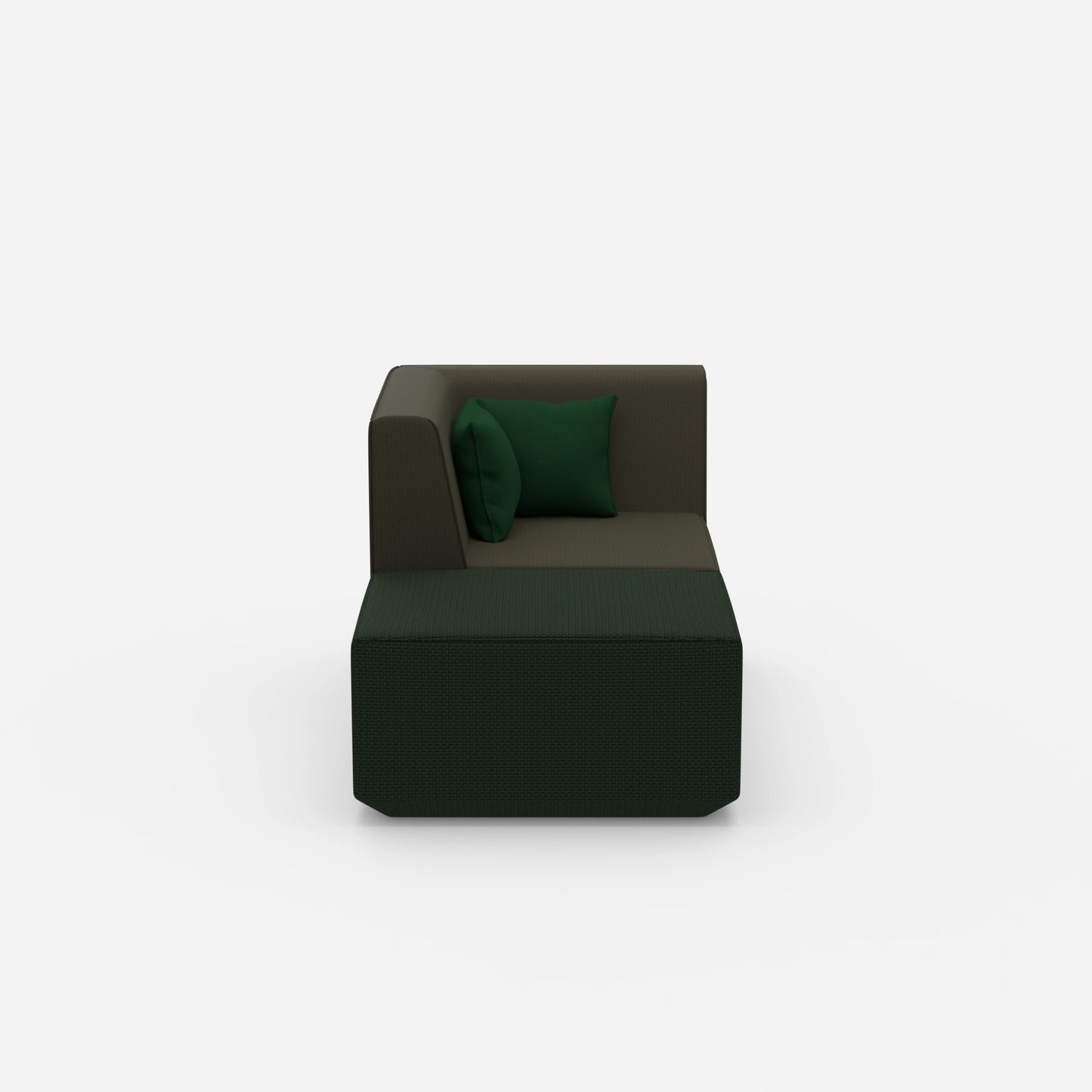 Modern TV chair from the front